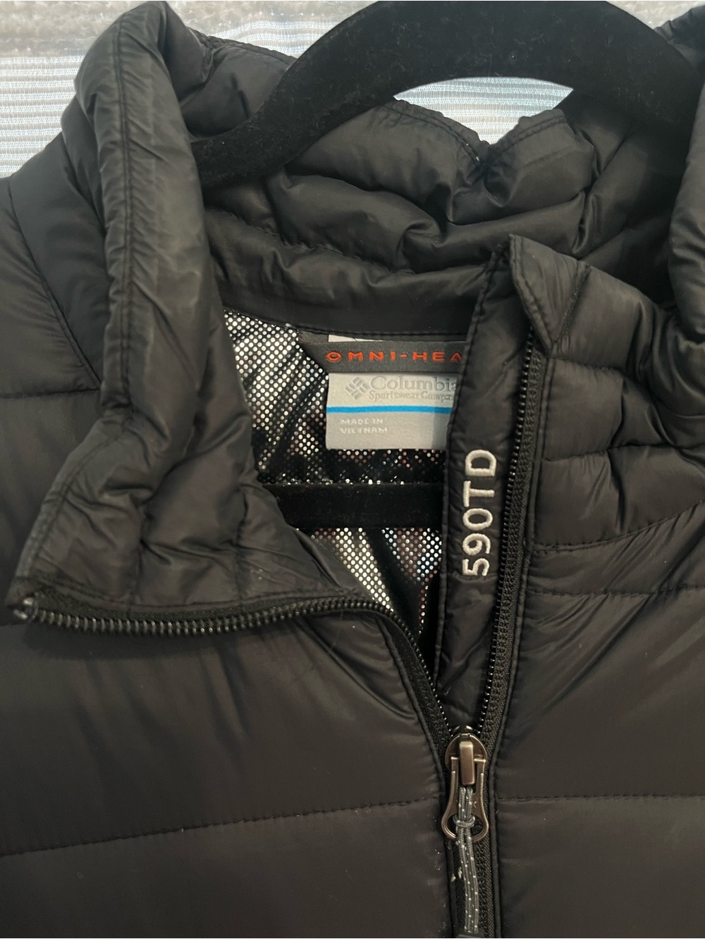 Columbia Black Omni-Heat Puffer Jacket